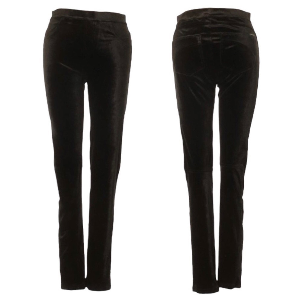 Sanctuary Anthropologie Velvet Pull On Grease Leggings Size XS Soft & Stretchy